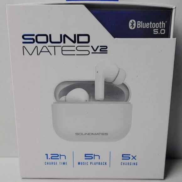 Tzumi Other - Tzumi Sound Mates V2 Wireless Earbuds Bluetooth Auto Pairing Headphones NEW
